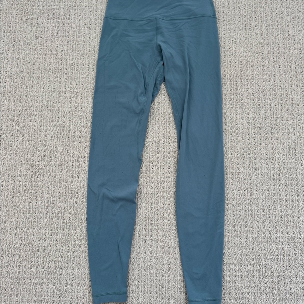 Lululemon Align Pant 28" Aquatic Green Size 6 - Picture 3 of 6